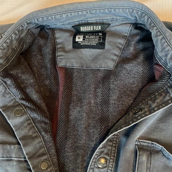 Carhartt Men's Gray Shirt Jacket XL - Picture 2 of 8